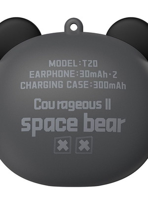 Onikuma T20 In-ear Bluetooth handsfree ακουστικά με θήκη φόρτισης μαύρα καινούργια