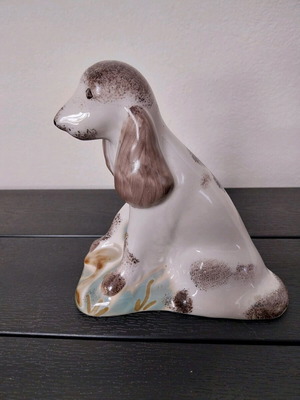 Setters Spaniel dog figurine USSR T.Suliak vintage
