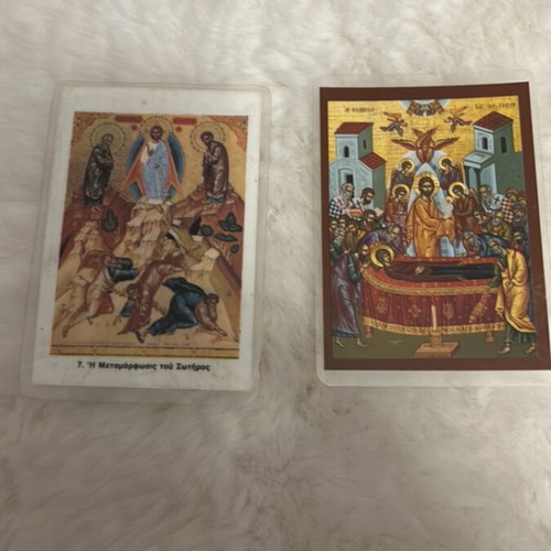 Church icons new, pack of 2 pieces