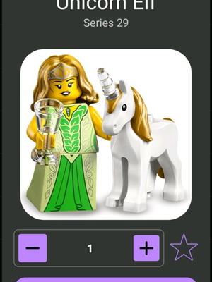 Lego Minifigures Series 29 Unicorn Elf new