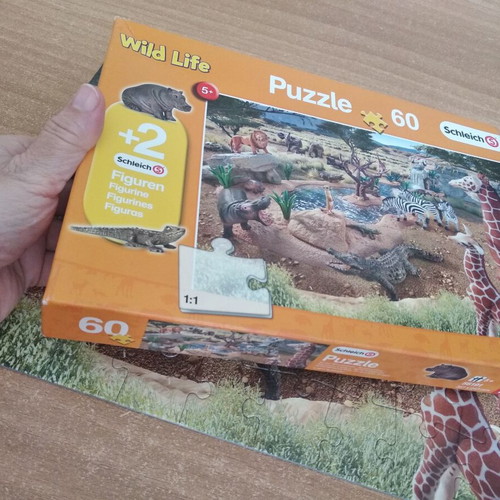 Wild Animals Puzzle 60 pieces used
