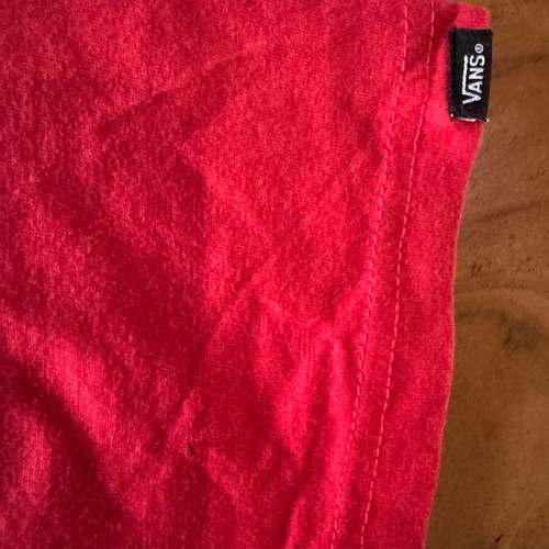 Vans T-shirt used, red, size 146 cm for 10-12 years old