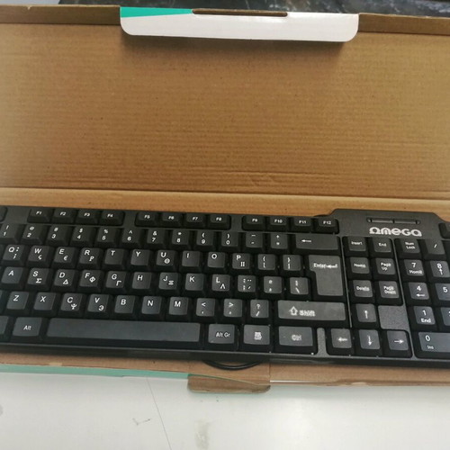 Omega wired keyboard like new, USB, black