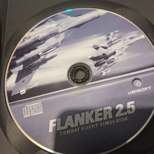 Flanker 2.5 PC CD ROM like new, Ubisoft combat flight simulator