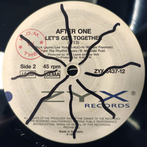 After One Real Sadness II 12'' vinyl single used, electronic