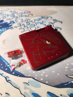 Gameboy shell Groudon version