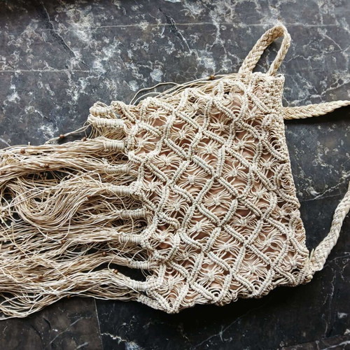 Summer boho straw woven bag, brand new