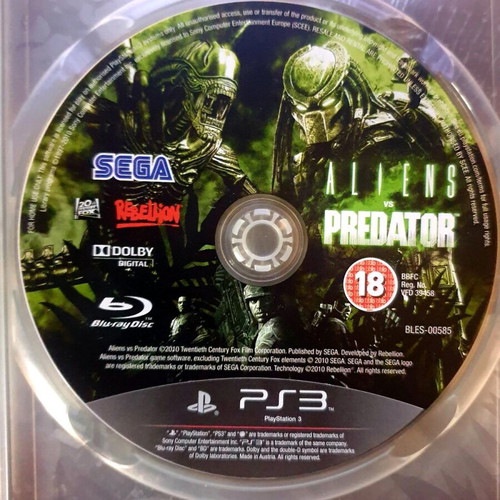 Aliens VS Predator Limited Edition Steelbook for PlayStation 3 like new