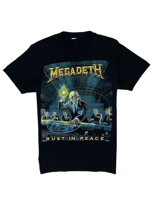 Megadeth men's metal t-shirt size S like new, black