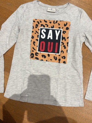 Long-sleeve gray shirt like new, size 140 cm for 10-11 years old