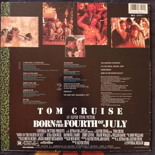 Born on the Fourth of July soundtrack LP used