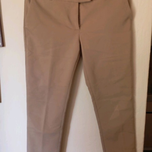 Chino pants women's size S like new, brown, cashmere