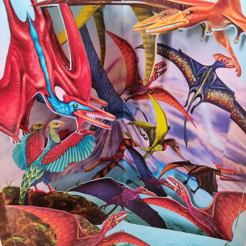 Dinosaur Carousel Book like new with 5 three-dimensional scenes