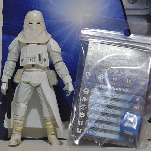 Hasbro Star Wars Saga Legends Snowtrooper figure used, 2011