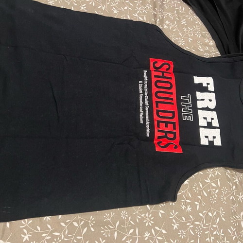 Gildan athletic tank top used, size M, black