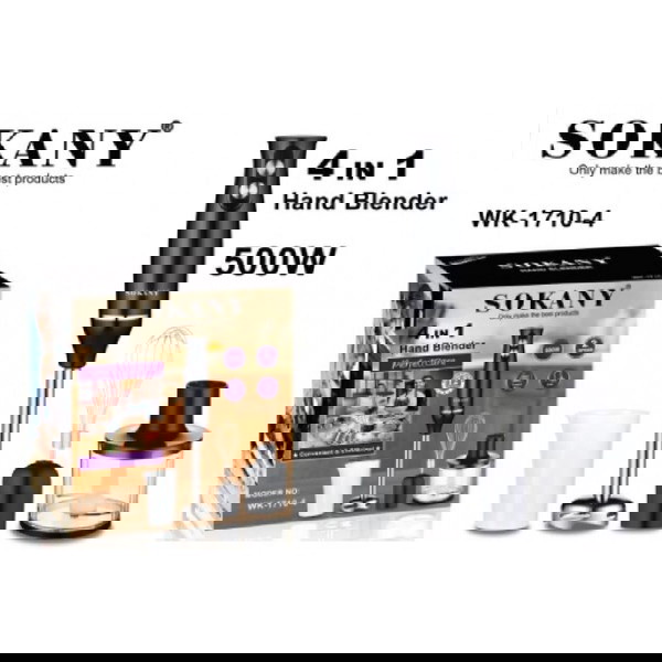 Ραβδομπλέντερ WK-1710-4 με ισχύ 500 Watt.