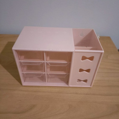 Plastic pink office organizer new