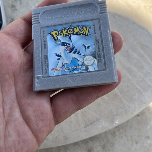 Gameboy Pokémon Silver game used, fully functional