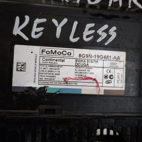 Keyless module Jaguar Ford 8G9N19G481AA used