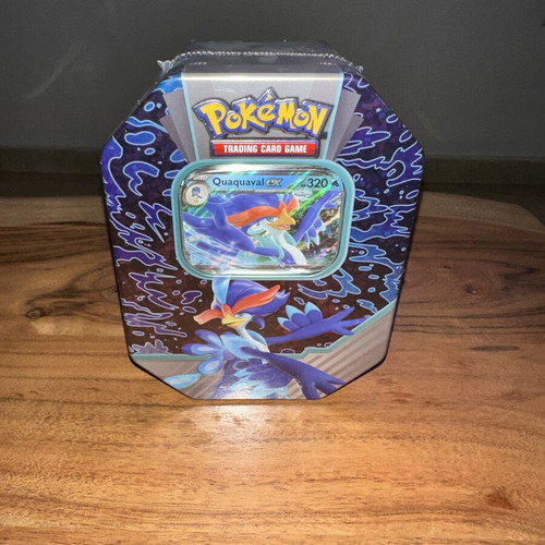 Pokemon TCG Paldea Partners Quaquaval ex Tin