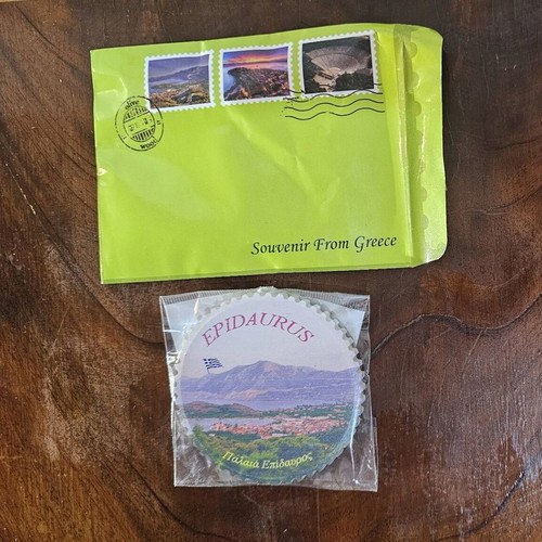 Magnet of Old Epidaurus new, souvenir from Greece