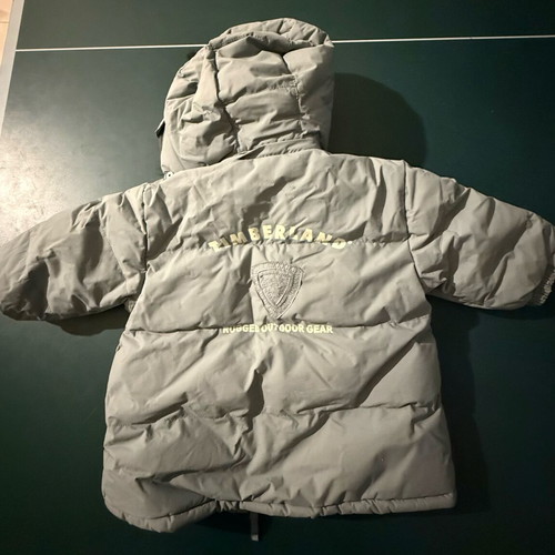 Timberland Kids Jacket With Hood Like New, Size 18M-86, Gray