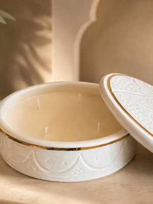 Maroc candle handmade from Morocco