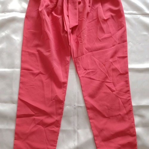 Fullah Sugah women's coral pants with drawstring used, size S