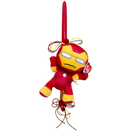 Iron Man candle with TY plush new, Marvel Easter gift for kids