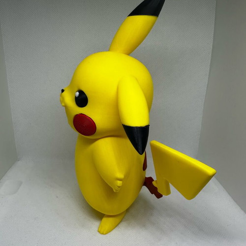 Pikachu figure like new in dynamic pose, height 19cm