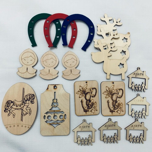 Materials for Christmas charms like new, pack
