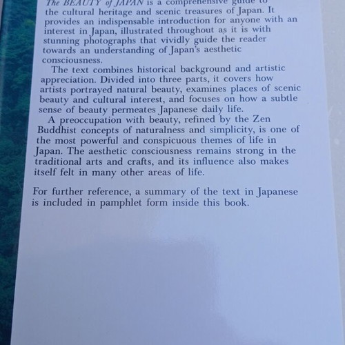 The Beauty of Japan book like new, English