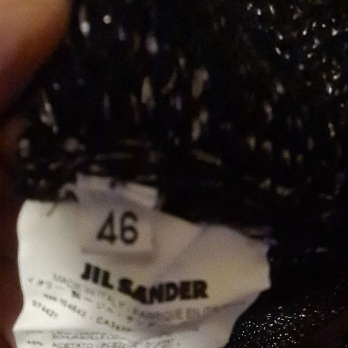 JIL SANDER N0 46 Πουλόβερ σαν καινούργιο, μαύρο καφέ, μέγεθος M