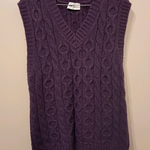 BSB cardigan long knitted like new, purple