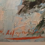 Painting used, authentic, signed