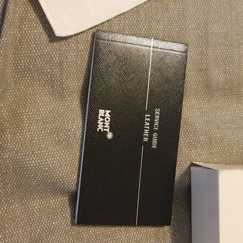 Mont Blanc card wallet used, black, almost new