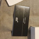 Mont Blanc card wallet used, black, almost new