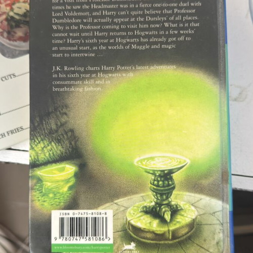 Harry Potter and the Half-Blood Prince hardcover First Edition with misprint