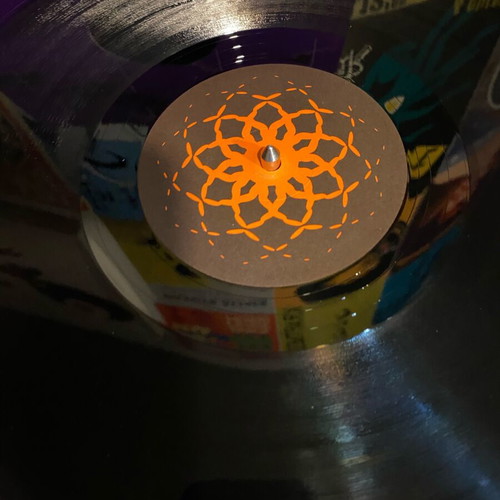 Goa trance vinyl record used, electronic music