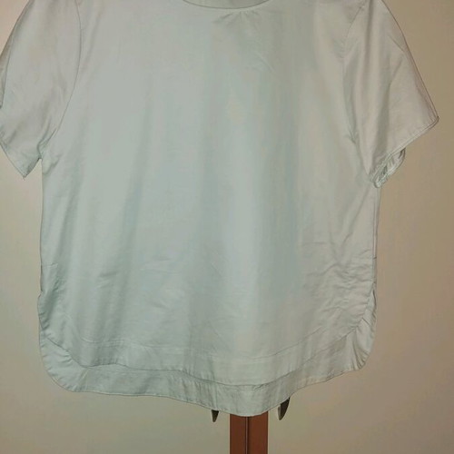 Philosophy blouse medium poplin turquoise like new