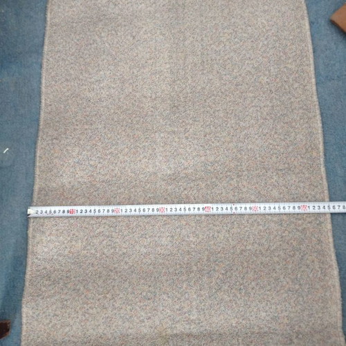 Runner rug carpet monochrome grey used 149x65 cm