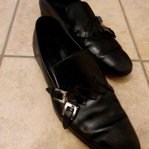 Cesare Paciotti men's dress shoes like new, size 43, black