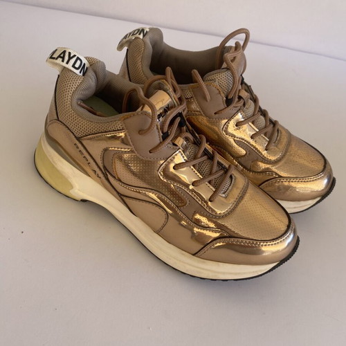 Replay women's sneakers size 39 used, gold