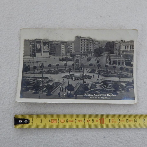Republic Square Istanbul old postcard