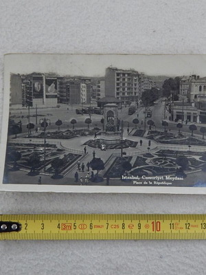 Republic Square Istanbul old postcard