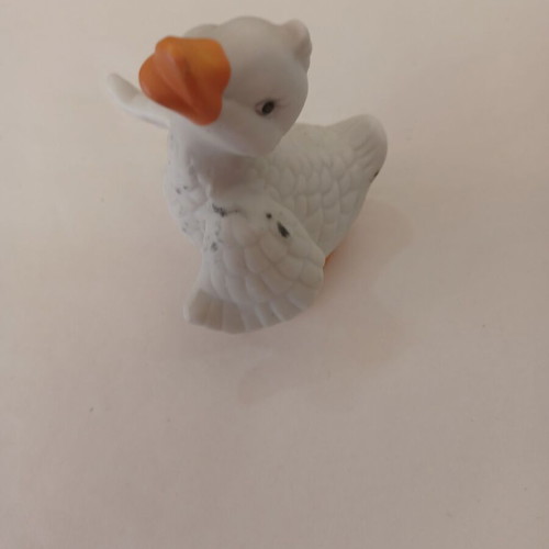 Ceramic decorative duck used, height 8 cm