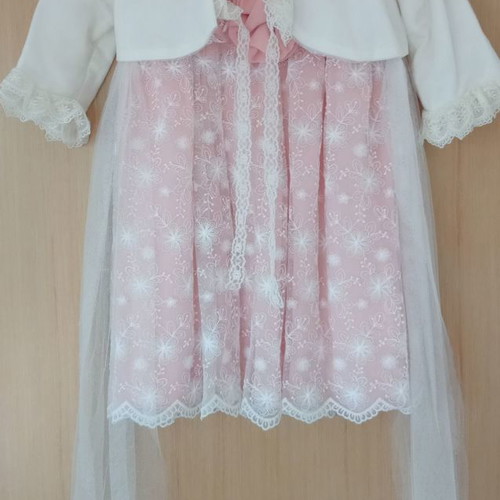 New life children's dress 2-4 years like new with cardigan