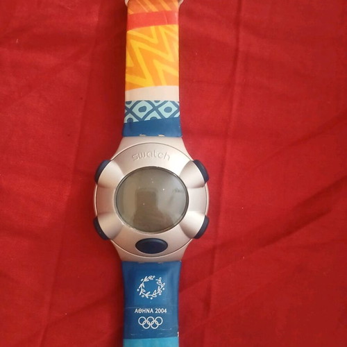 Swatch watch used Athens 2004 Olympic games unisex