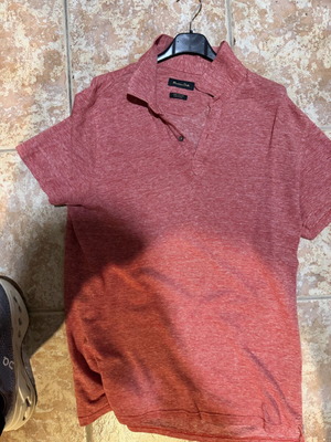 Polo shirt Massimo Dutti size Large like new, red