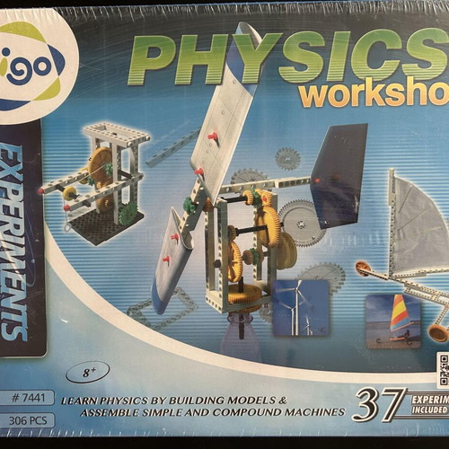 Gigo Physics Workshop plastic construction toy blue for kids 8+